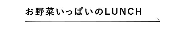 お野菜いっぱい