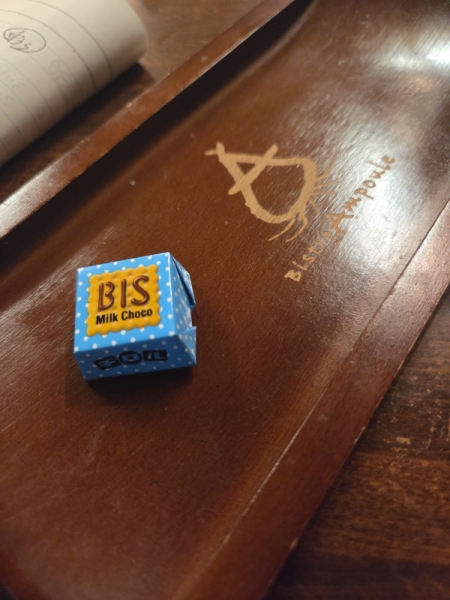 チョコ配り